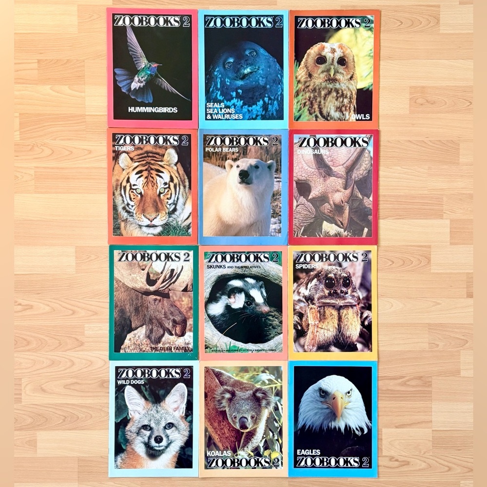 VINTAGE 1985 ZOOBOOKS 2 COLLECTION